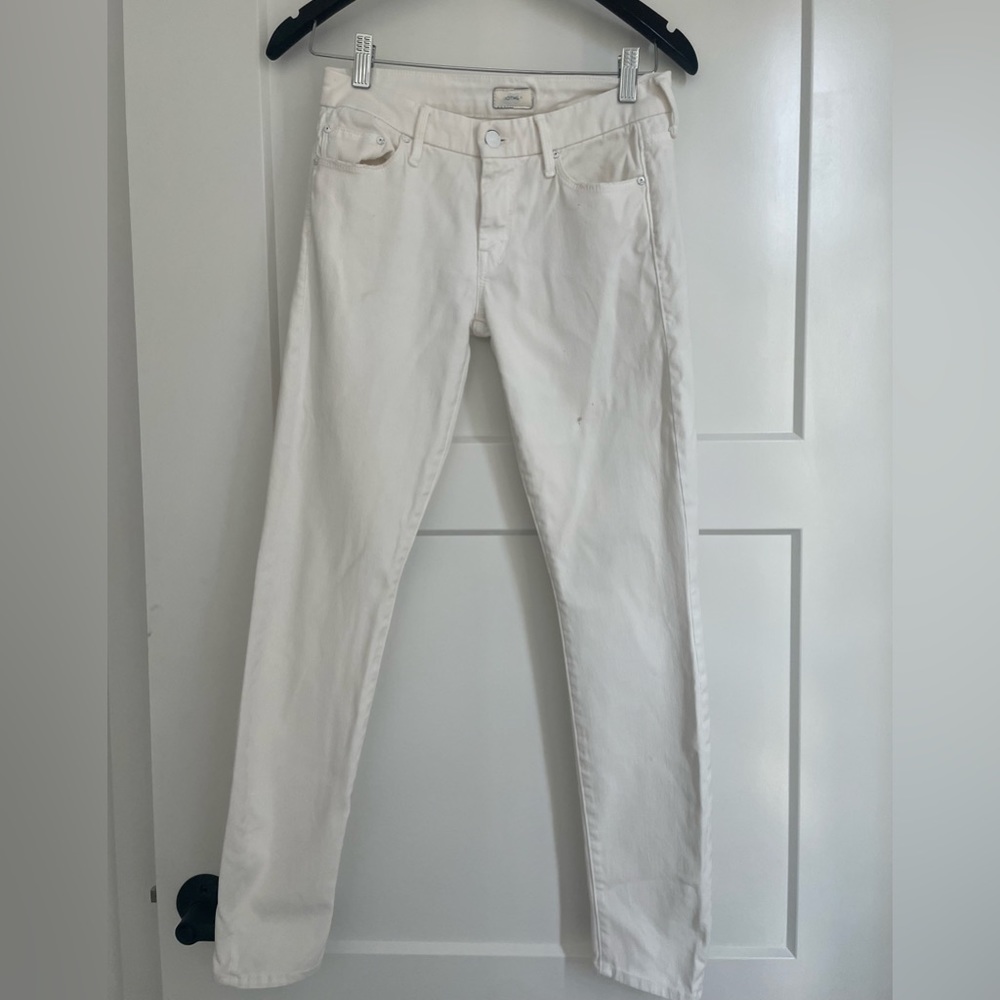 Mother Jeans, white, 26